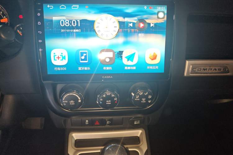 Used Jeep Compass 2014 2.4L Four-Wheel Drive Serpentine Collection Edition Audio And AC Panel