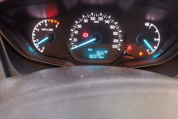 Used Ford Escort 2015 1.5L Manual Comfort Model Odometer Close Up