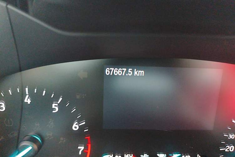 Used Ford Focus Active 2020 EcoBoost 180 Automatic Trendy Model Odometer Close Up