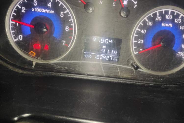 Used Dongfeng Fengon 330 2014 1.5L Manual Utility Version DK15 Odometer Close Up