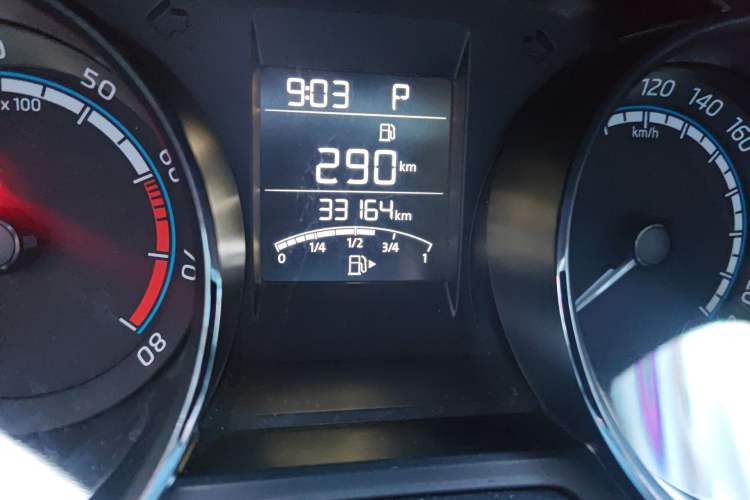 Used Skoda Kamiq 2020 Facelifted GT 1.5L Automatic Flagship Version China VI Standard Odometer Close Up