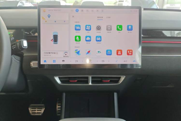 Used JETOUR Dashing i-DM 2023 1.5T DHT Lightning Audio And AC Panel