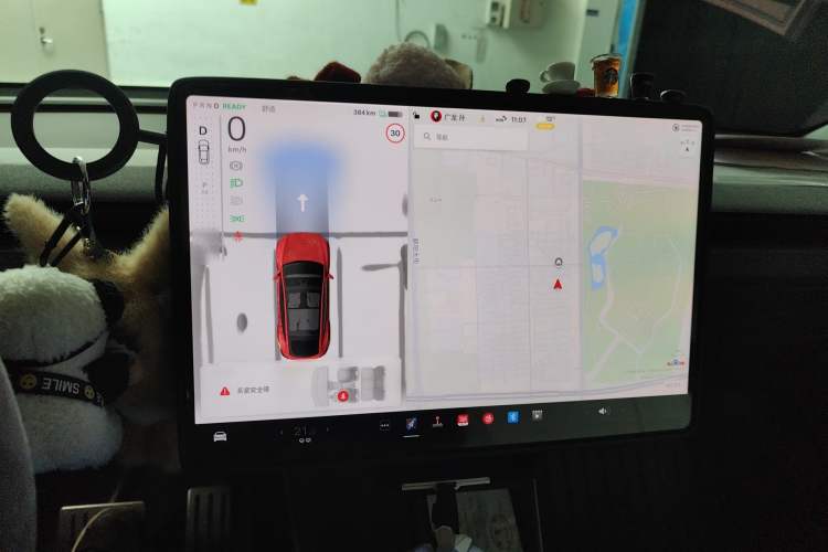 Used Tesla Model Y 2025 Updated Version Long-Range All-Wheel Drive Instrument Cluster