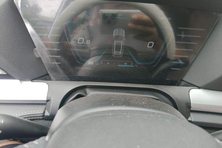 Used BYD Song Pro 2019 1.5T Automatic Prestige Model Odometer Close Up