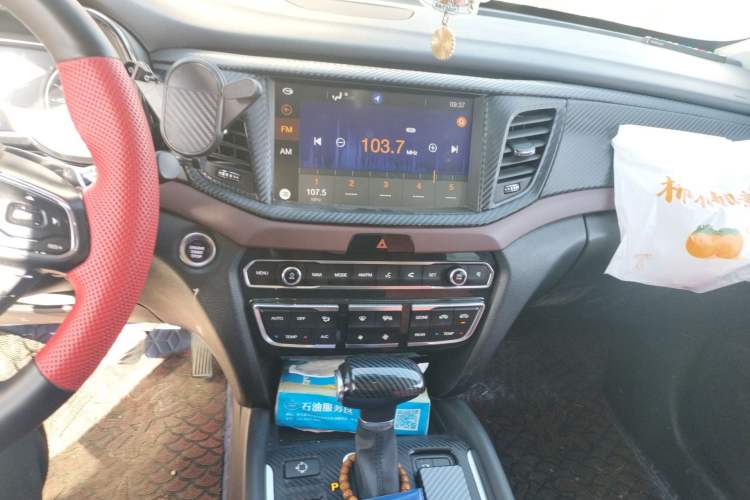 Used GAC Trumpchi GS8 2017 320T Two-Wheel Drive Luxury Smart Connectivity Version (7 Seats) Audio And AC Panel