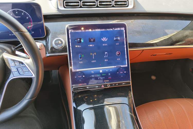 Used Mercedes-Benz S-Class 2022 S 400 L Luxury Model Audio And AC Panel