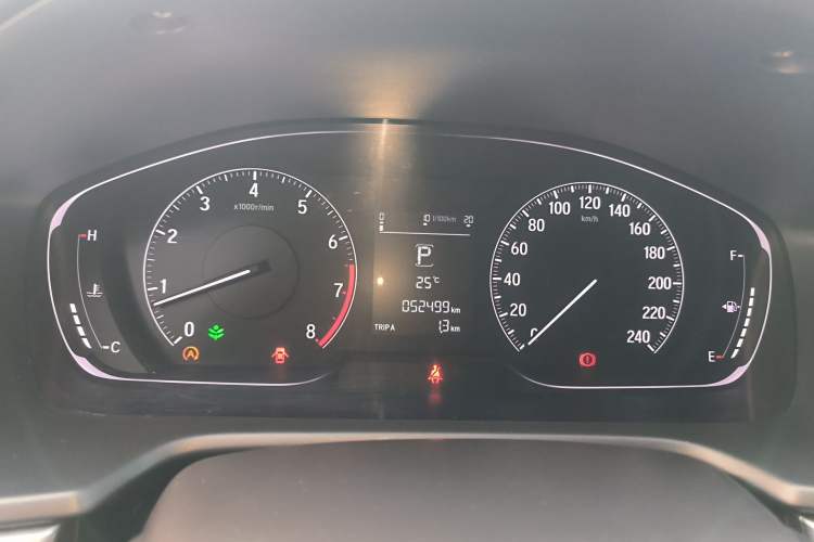 Used Honda Inspire 2019 260TURBO Elegant Edition China VI Emission Standard Instrument Cluster