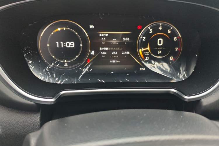 Used GAC Trumpchi GS4 PLUS 2021 270T Automatic Star Edition Odometer Close Up