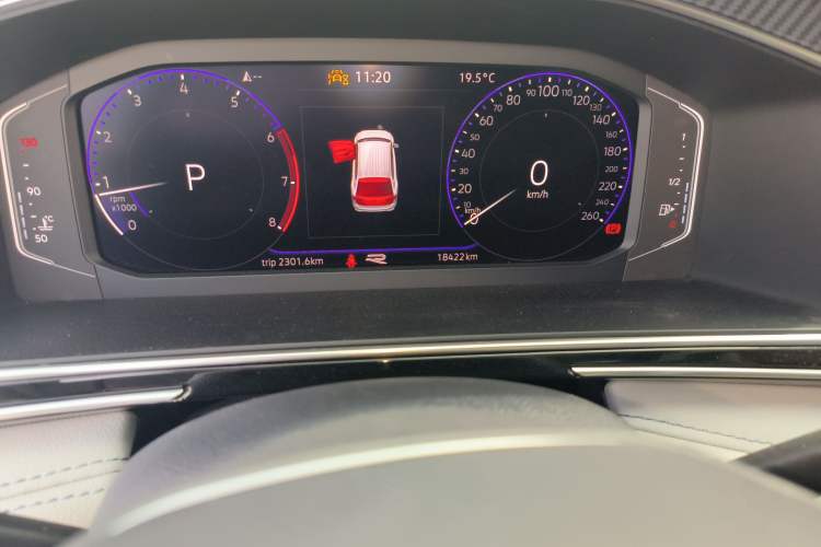 Used Volkswagen Tiguan L 2024 330TSI Automatic Two-Wheel Drive R-Line Enhanced Edition Odometer Close Up