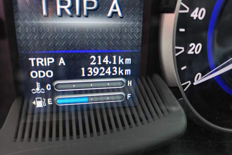 Used Haima S5 Youth Edition 2018 1.6L CVT Luxury Model Odometer Close Up