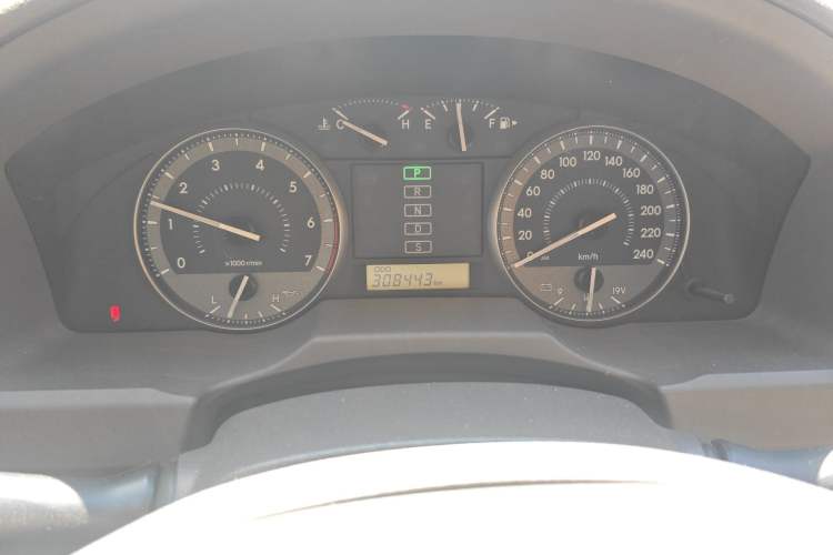 Used Toyota Land Cruiser  Odometer Close Up