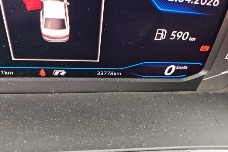 Used Volkswagen Magotan 2020 330TSI DSG Luxury Edition Odometer Close Up