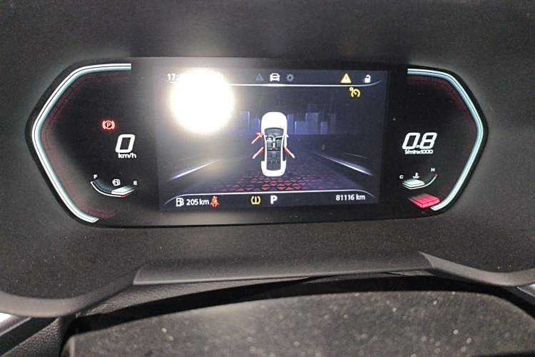 Used MG 5 2021 180 DVVT CVT Youth Luxury Edition Odometer Close Up