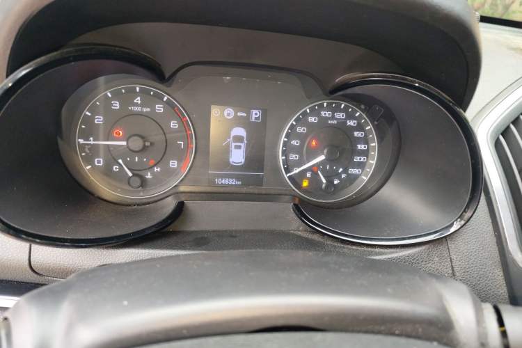 Used Dongfeng Aeolus AX5 2017 1.4T Automatic Qushang Model Odometer Close Up