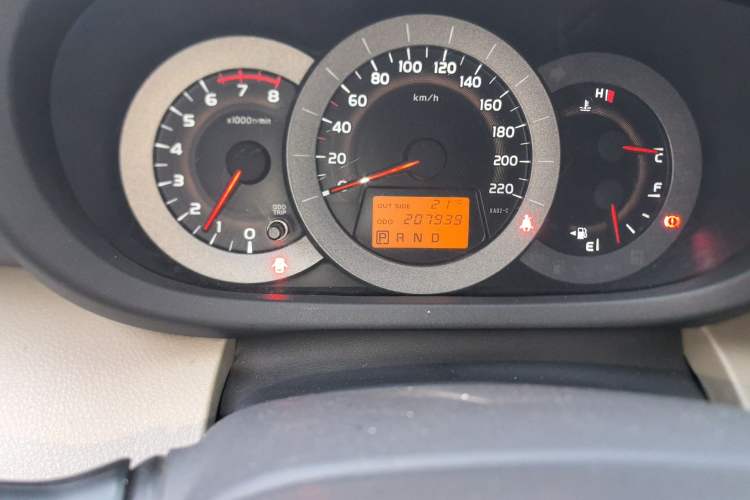 Used Toyota RAV4 2011 2.0L Automatic Classic Edition Odometer Close Up