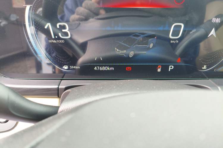 Used Buick GL8 2022 ES Landtrek 653T Luxury Edition Odometer Close Up