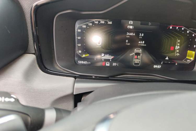 Used Lynk & Co 03 2021 1.5TD DCT JingPlus Odometer Close Up