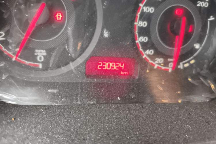 Used MG 3 2016 1.3L Manual Comfort Edition Odometer Close Up