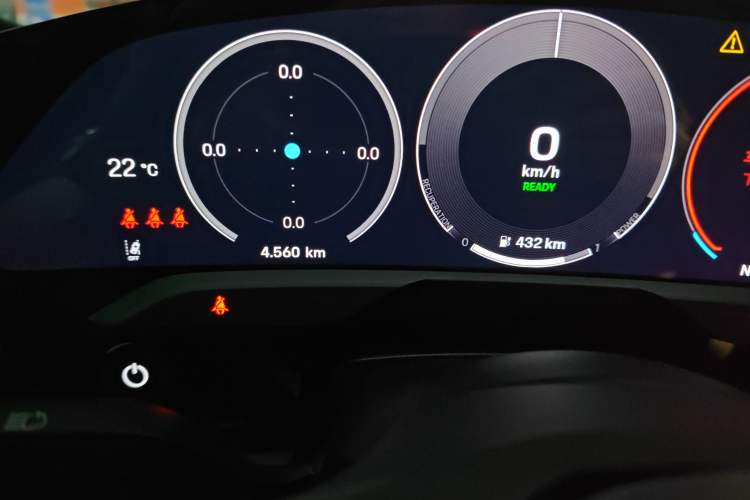 Used Porsche Taycan 2026 Taycan Odometer Close Up