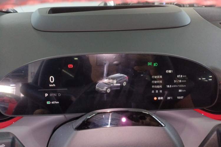 Used Zeekr 007GT 2025 Long-Range Rear-Wheel Drive Intelligent Driving Version 100 kWh Instrument Cluster