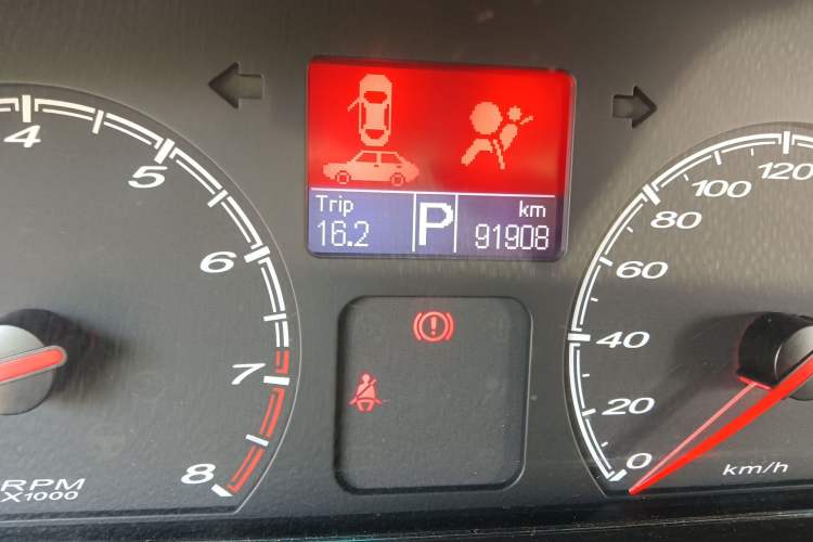 Used MG 6 2010 Hatchback 1.8L Automatic New Year Edition Odometer Close Up