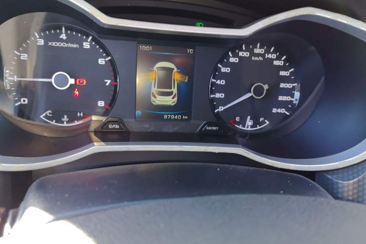 Used Geely Auto Emgrand GS 2016 Sport Edition 1.3T Automatic LingShang Model Odometer Close Up