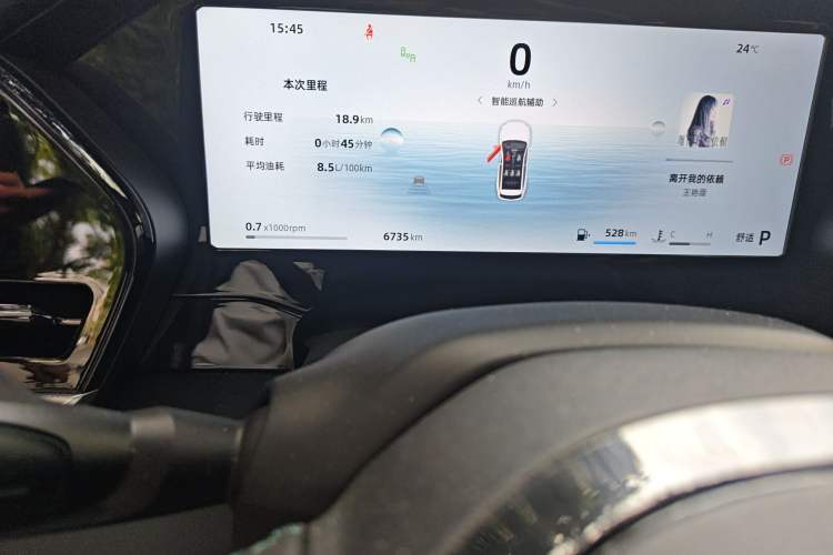 Used Geely Auto Monjaro L 2025 Dongfang Yao 2.0TD Automatic Jinzhao Edition Odometer Close Up