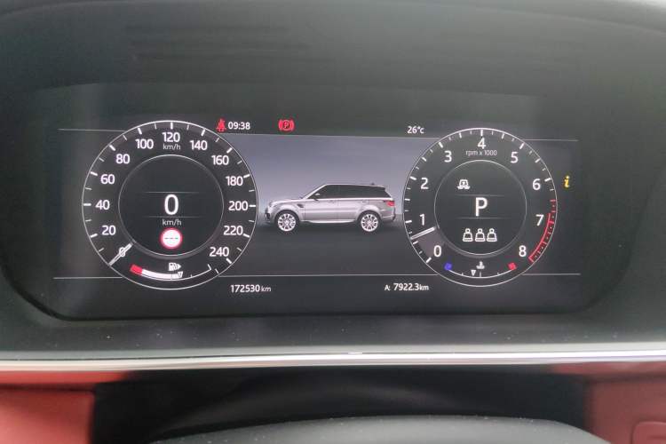 Used Land Rover Range Sport 2021 3.0 L6 YAO Black Edition Instrument Cluster