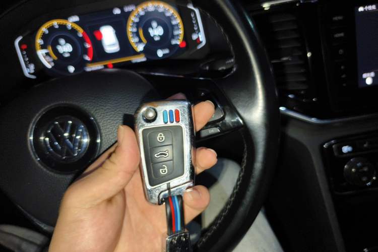 Used Volkswagen Teramont 2019 380TSI Four-Wheel Drive Luxury Version China VI Standard Vehicle Key