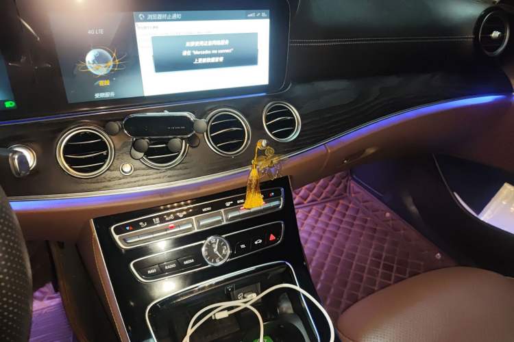 Used Mercedes-Benz E-Class 2016 E 300 L Sporty and Stylish Model Audio And AC Panel