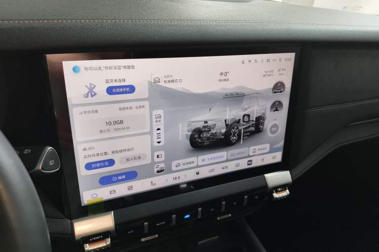 Used Deepal G318 2024 Four-Wheel-Drive Air Suspension Model Audio And AC Panel