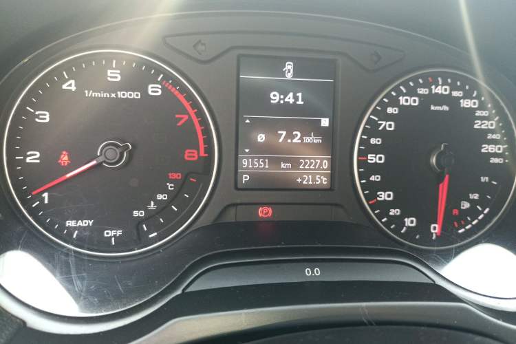 Used Audi A3 2018 30th Anniversary Edition Sportback 35 TFSI Fashion Model Odometer Close Up