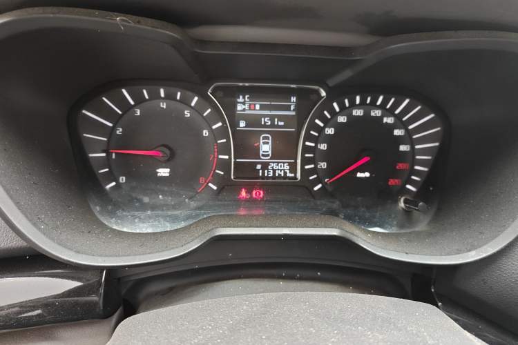 Used GAC Trumpchi GS4 2015 200T Manual Comfort Edition Odometer Close Up