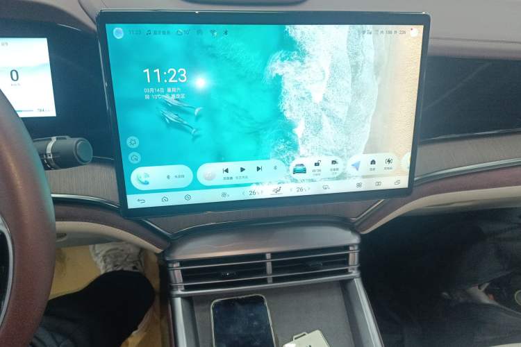 Used BYD Seal 2023 DM-i 1.5L 121km Prestige Model Audio And AC Panel