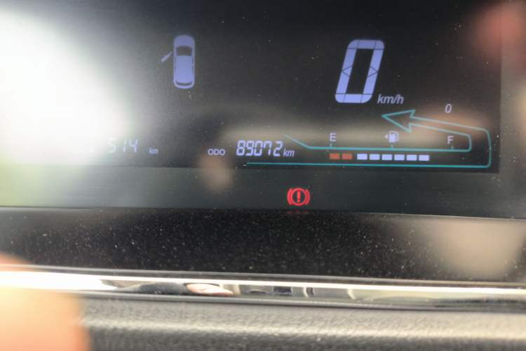 Used CHANGAN KAICHENG Oushang A600 2017 1.5L Manual Standard Edition Odometer Close Up