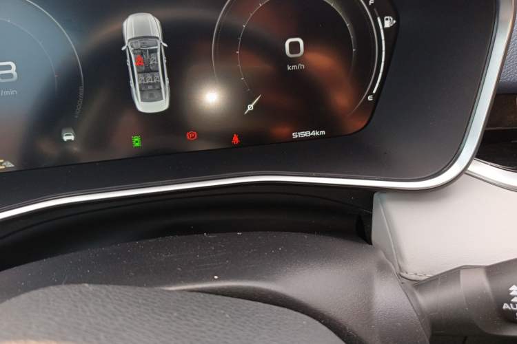 Used Geely Auto Preface 2021 2.0TD Luxury Version Odometer Close Up