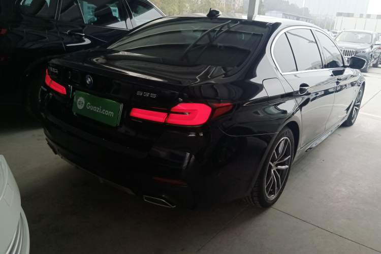 Used BMW 5 Series New Energy 2022 535Le M Sport Package Rear Right 45 Deg