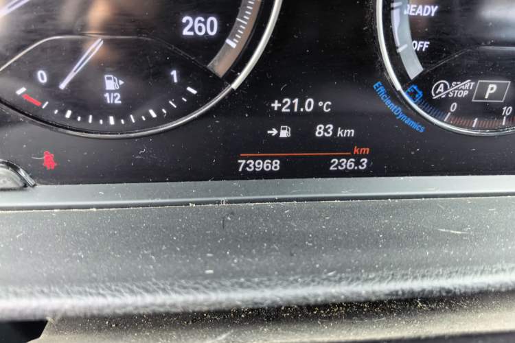 Used BMW 1 Series 2019 118i Fashion Model Odometer Close Up