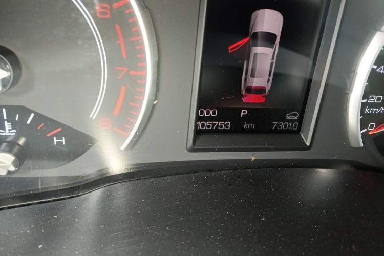 Used Haval H2s 2018 Red-Label 1.5T Dual-Clutch Elite Model Odometer Close Up