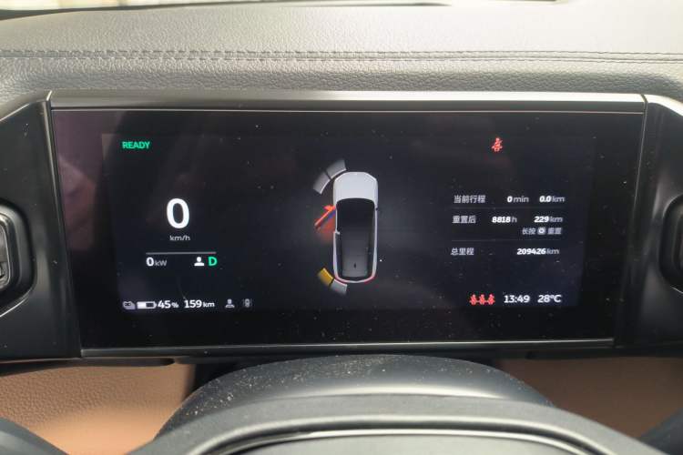 Used Nio ES8 2018 355 km Base Version 7-Seater Edition Instrument Cluster