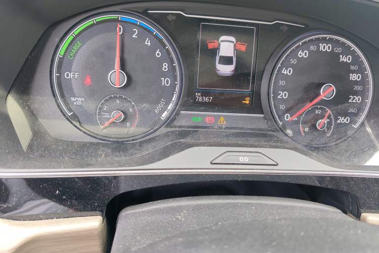 Used Volkswagen Passat New Energy 2019 430 PHEV Hybrid Luxury Edition Odometer Close Up