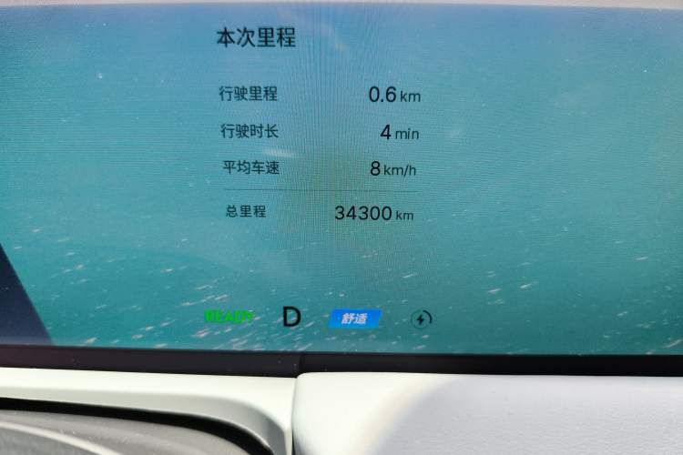 Used Geely Galaxy E8 2024 665 km Range Rear-Drive Starship Long-Range Version Odometer Close Up