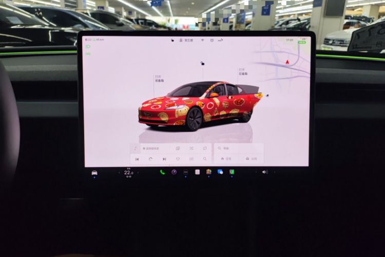 Used Tesla Model 3 2023 Rear-Wheel-Drive Version Audio And AC Panel