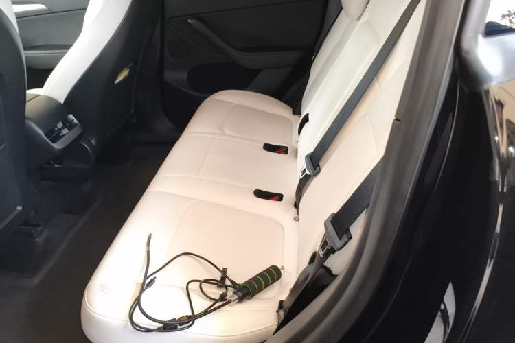 Used Tesla Model Y 2021 Long-Range All-Wheel-Drive Version Left Rear Seat