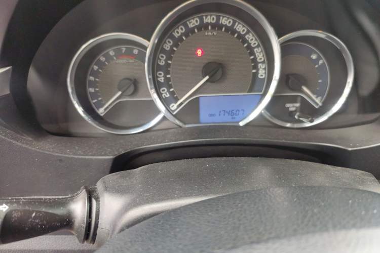 Used Toyota Levin 2014 1.6G CVT Elite Edition Odometer Close Up