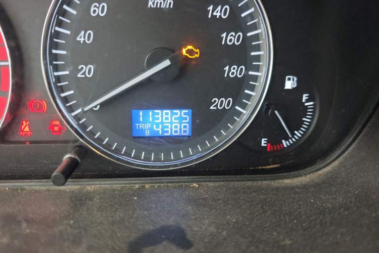 Used BAIC Weiwang M20 2017 1.5L M20S Basic Version DAM15DL Odometer Close Up