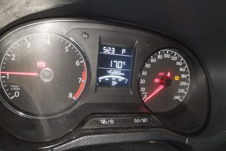 Used Volkswagen Polo 2018 1.5L Automatic Advanced Driving Model Odometer Close Up