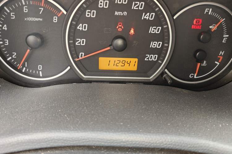 Used Suzuki Swift 2013 1.5L Manual Standard Edition Odometer Close Up