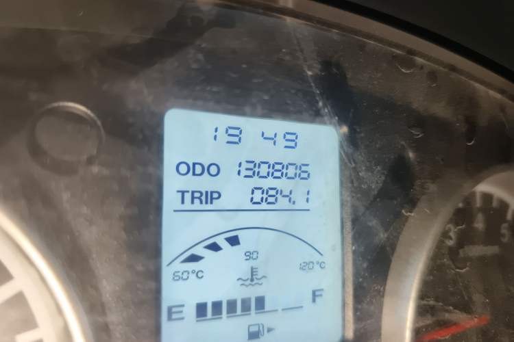 Used Jinbei Hiace X30 2020 1.5L Super-Comfortable Version China VI Standard SWC15M Odometer Close Up