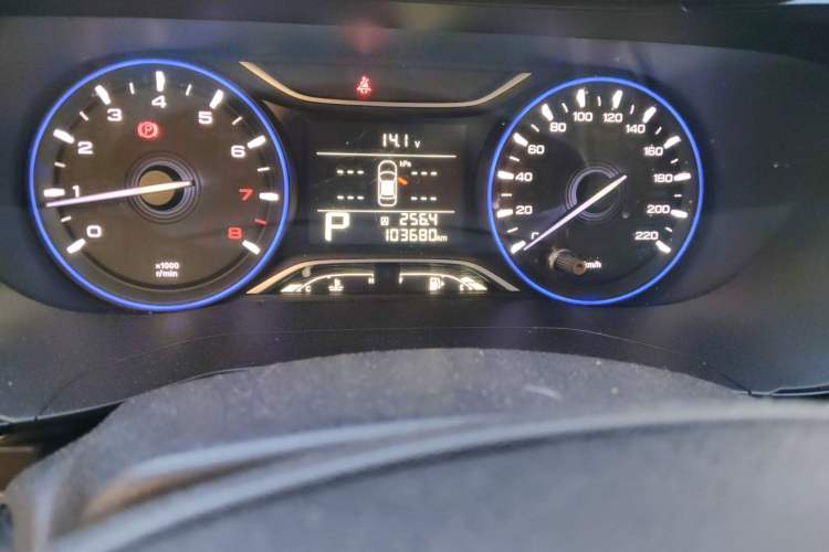 Used GAC Trumpchi GA4 2018 200T Automatic Luxury Edition Odometer Close Up